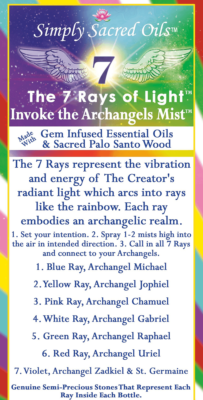 7 Rays of Light | Simply Sacred Oils