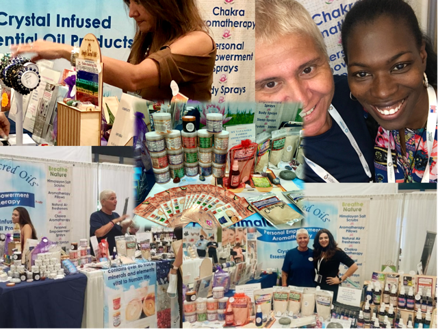 trade shows with simply sacred oils